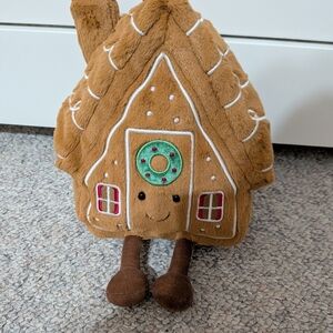 Jellycat Gingerbread House NWOT